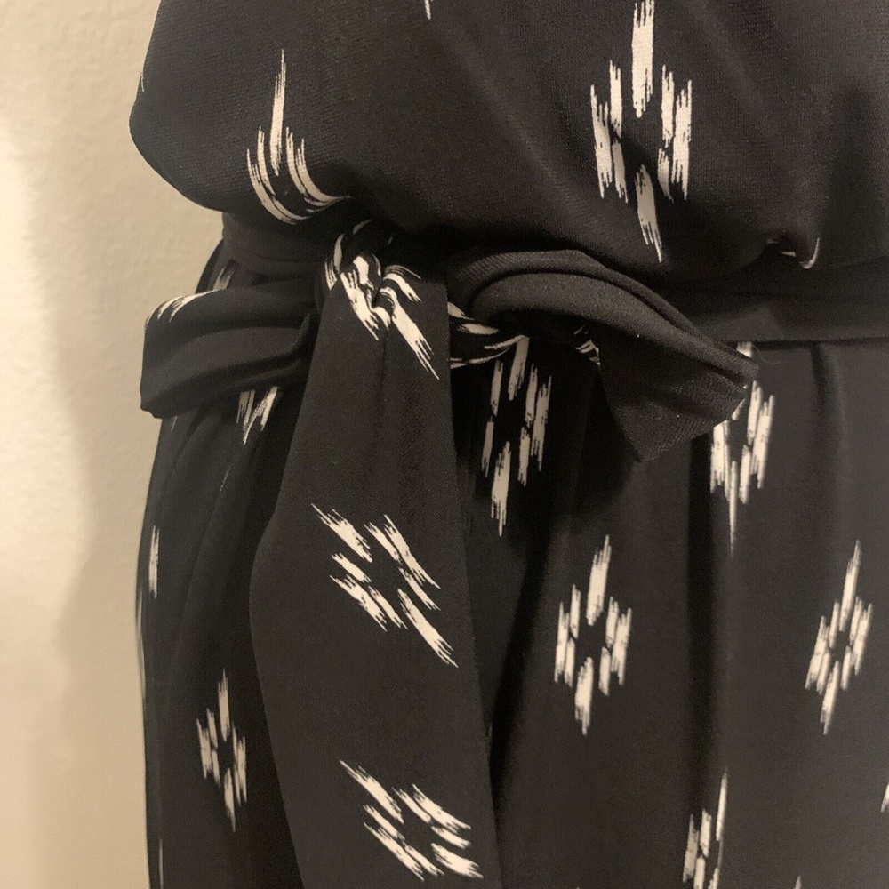 White House Black Market Geometric Print Strapless Party Sun Dress Women's XXS - Picture 9 of 13